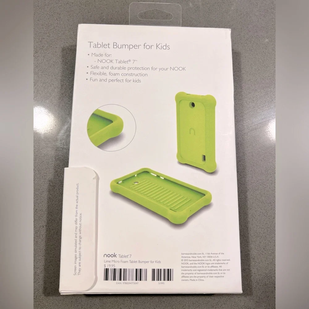 NEW Nook Tablet Bumper for Kids